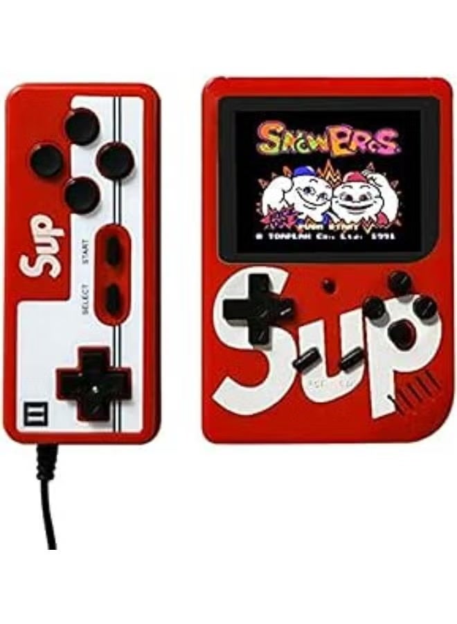 SUP 400-In-1 Portable Retro Handheld Gaming Console- Red - Image 1