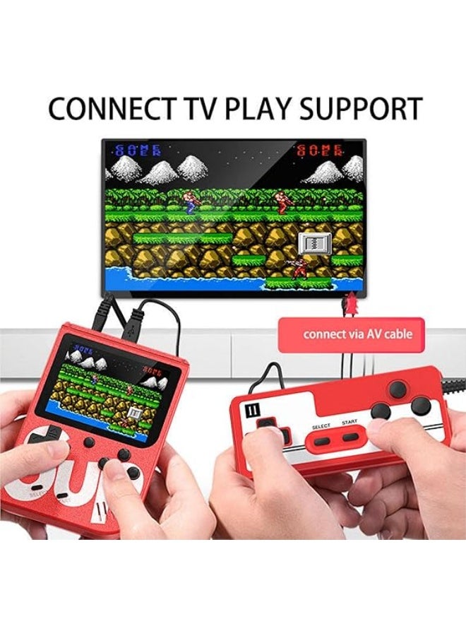 SUP 400-In-1 Portable Retro Handheld Gaming Console- Red - Image 3