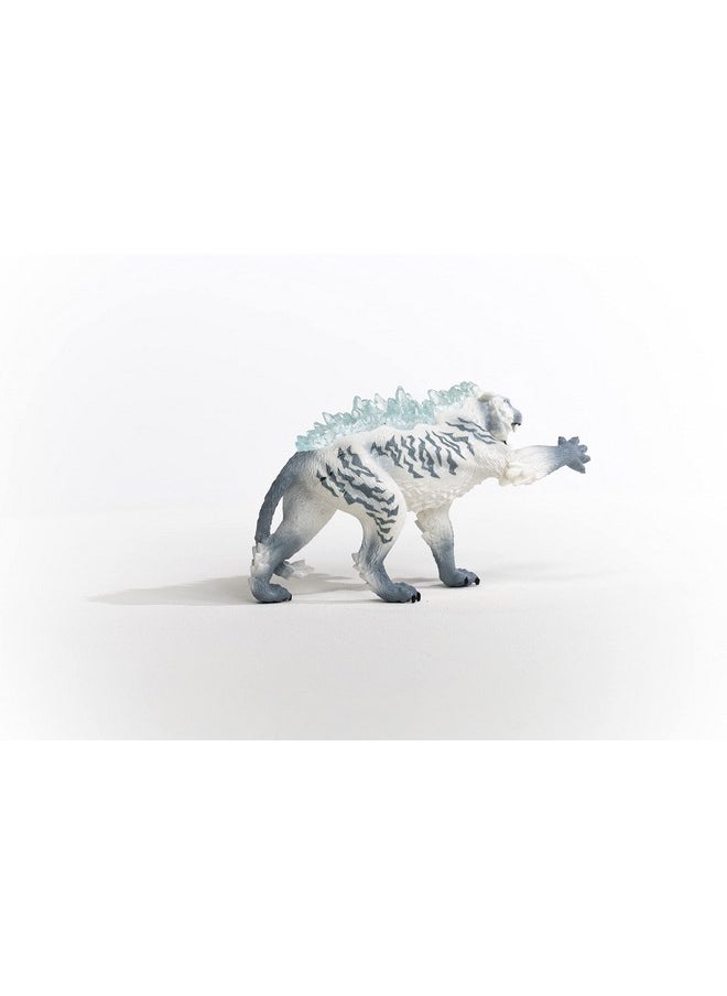 Schleich - Eldrador Creatures Ice Monster Mythical Creatures Toys For Kids Ice Tiger Action Figure Ages 7+ - Image 1