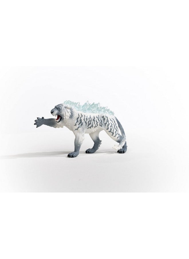 Schleich - Eldrador Creatures Ice Monster Mythical Creatures Toys For Kids Ice Tiger Action Figure Ages 7+ - Image 1