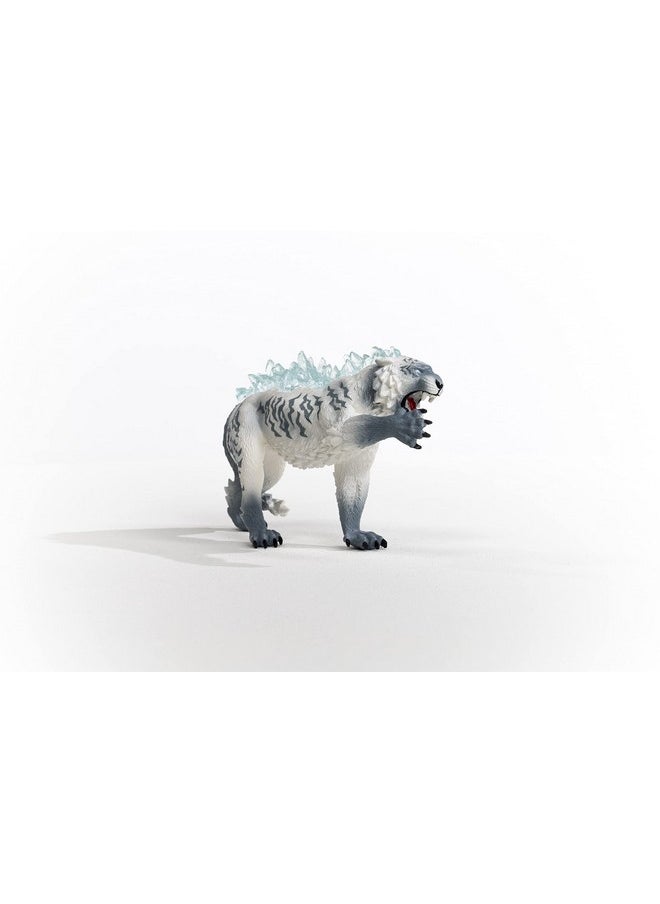 Schleich - Eldrador Creatures Ice Monster Mythical Creatures Toys For Kids Ice Tiger Action Figure Ages 7+ - Image 1