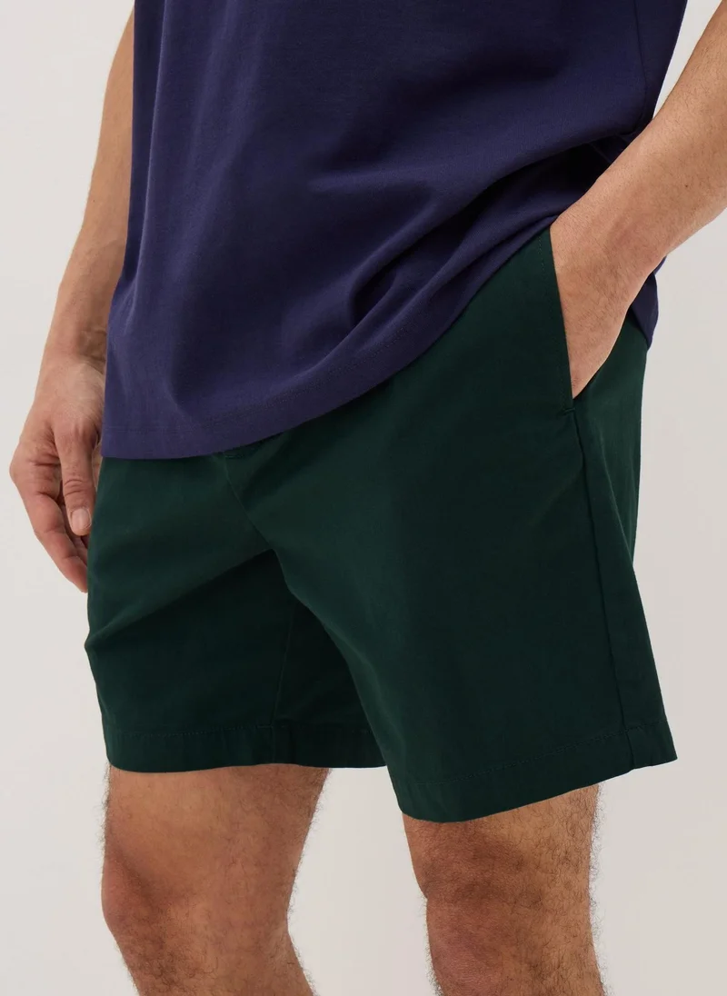 Matalan Forest Green Drawcord Chino Shorts