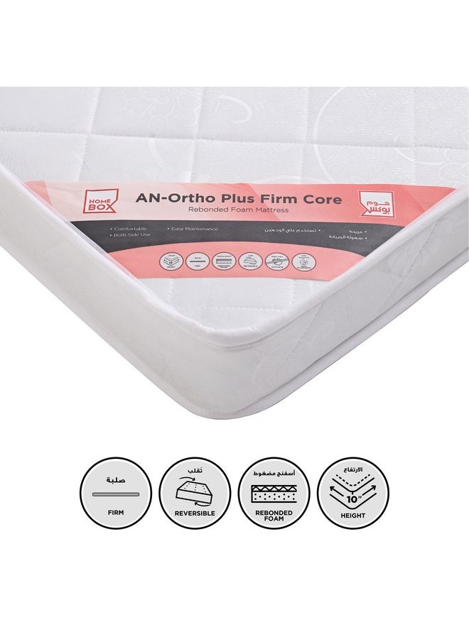 Home Box AN-Ortho Plus Firm Core Rebonded Foam Single Mattress 200 x 10 x 90 cm  - Image 1