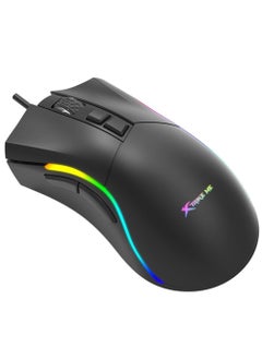 ماوس الألعاب GM226 RGB - مستشعر بصري 7200 نقطة في البوصة - 7 أزرار قابلة للبرمجة - مع البرنامج