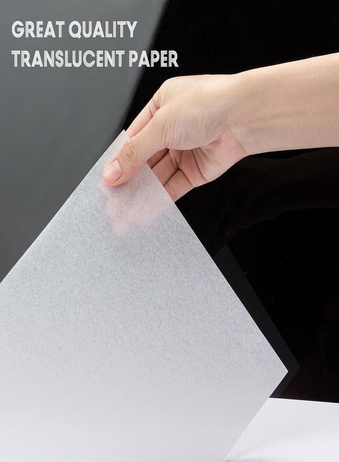 ARETOR Tracing Paper for Drawing, Size A4 30 x21 cm, Pack of 20 Sheets, Light Yellow, for Embroidery, Drawing, Sewing Pattern Sketching and Art and Craft, Butter Paper - Image 4