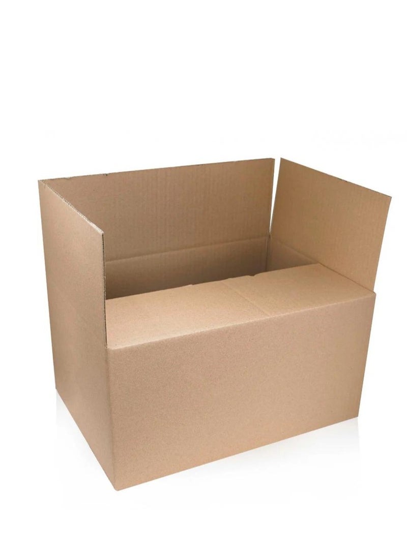 Generic - Set of 5 Heavy-Duty Shipping Boxes – 50x50x50 cm – Strong Foldable Cardboard Cartons for Packaging, Moving, and Storage - Image 1