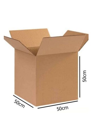 Set of 5 Heavy-Duty Shipping Boxes – 50x50x50 cm – Strong Foldable Cardboard Cartons for Packaging, Moving, and Storage - pzsku/ZE536AA4B0BF661AD5324Z/45/1745332118/94389387-bd54-41e6-940e-6e7b532a0b3f