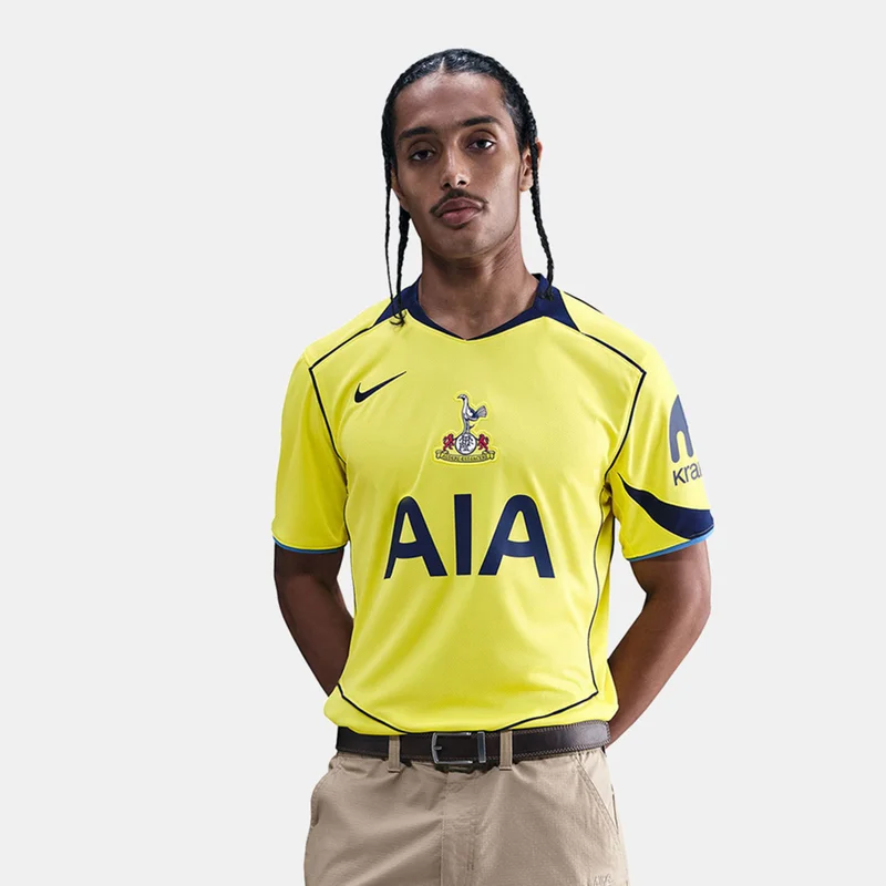 Nike Yellow Men's Tottenham Hotspur 25/26 3rd Replica Football Jersey for Men | Best Price UAE