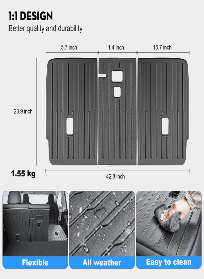 KUNIST Rear Seat Back Protector for Tesla Model Y 2026 [Upgraded TPE] Second Row Seats Back Cover Durable Backrest Mats for 2025-2026 New Model Y Juniper Accessories - Image 5