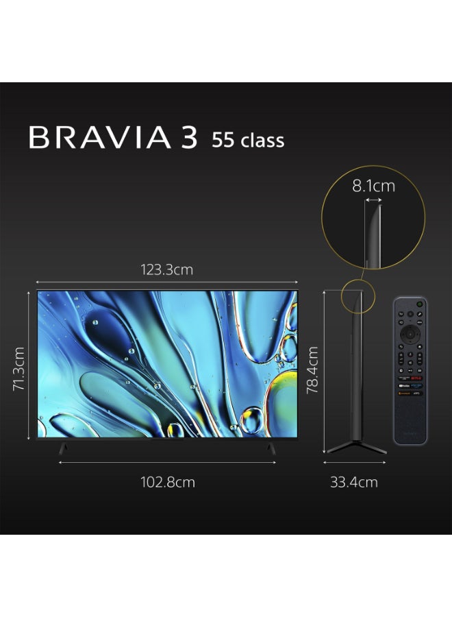 Sony Renewed - 55-Inch Android Smart TV - 4K - 55S30 Black - Image 2