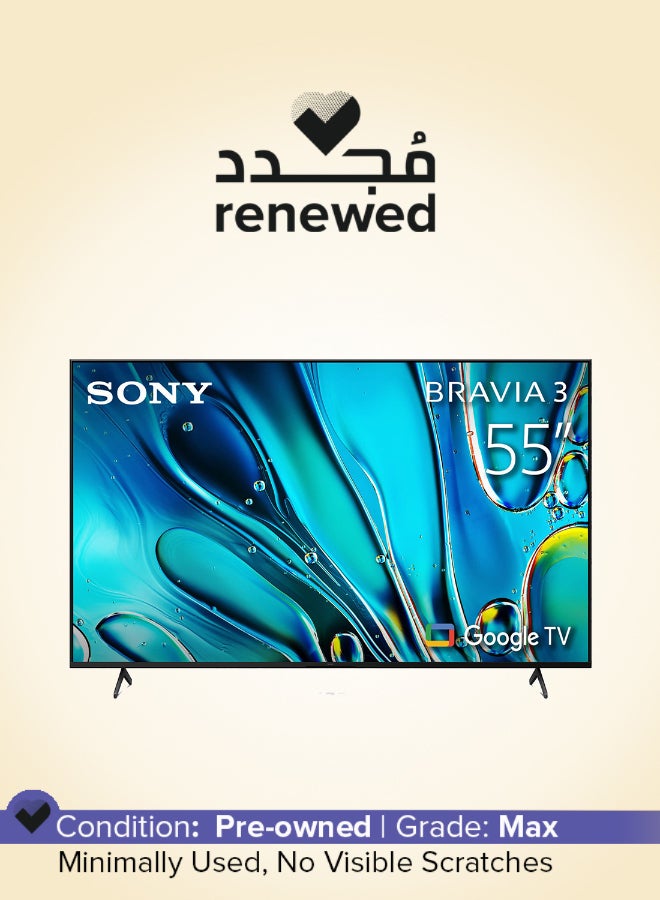 Sony Renewed - 55-Inch Android Smart TV - 4K - 55S30 Black - Image 1