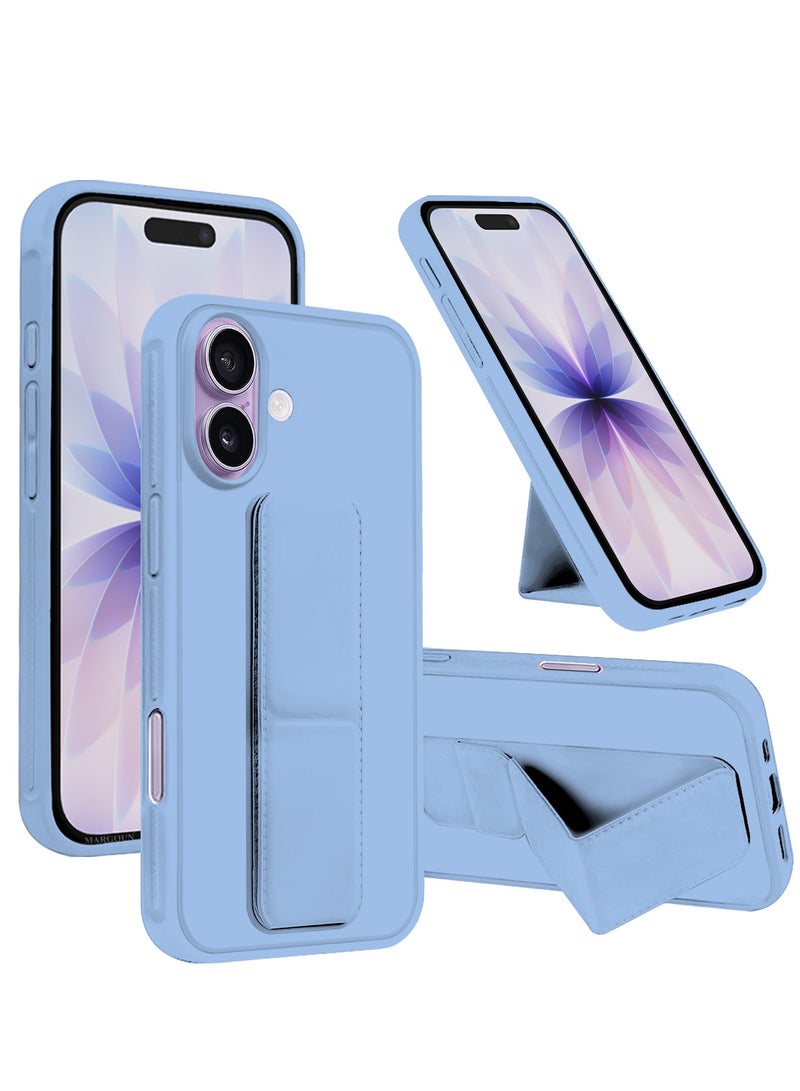 CATANES 2 Packs Premium PU Leather Case for iPhone 17 with Stand Function Shockproof and Anti Scratch Finger Grip with 3D Screen Protector - Image 2