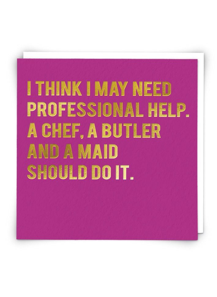 Help Greeting Card