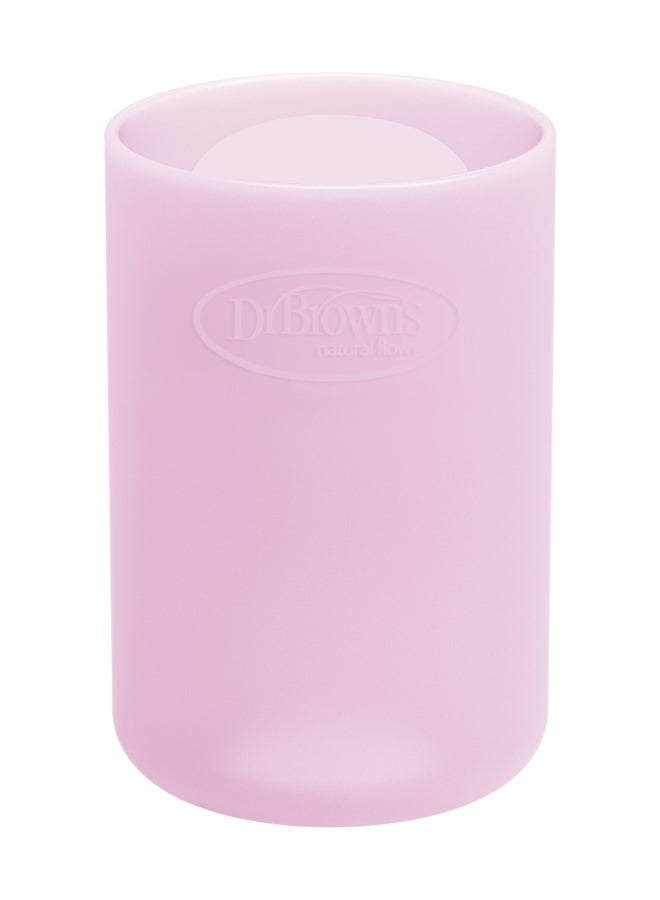 Dr. Brown’s Narrow Glass Bottle Sleeve, 4 Oz/120 Ml - Pink - Image 1