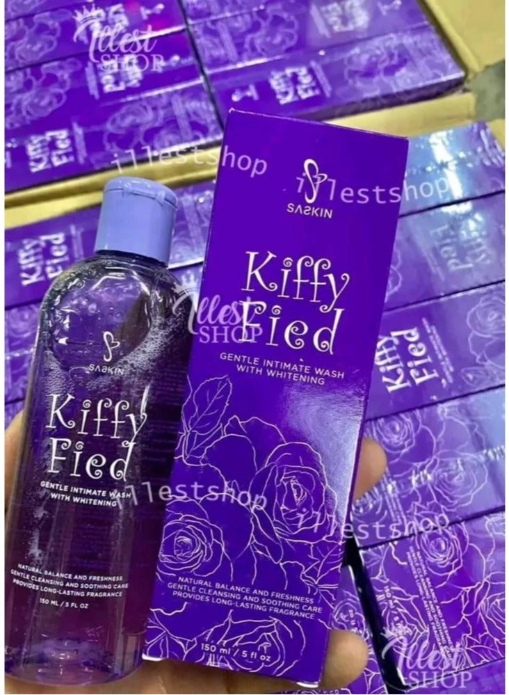 SASKIN Kiffy Fied Gentle Intimate Wash with Whitening 150ml - Image 4