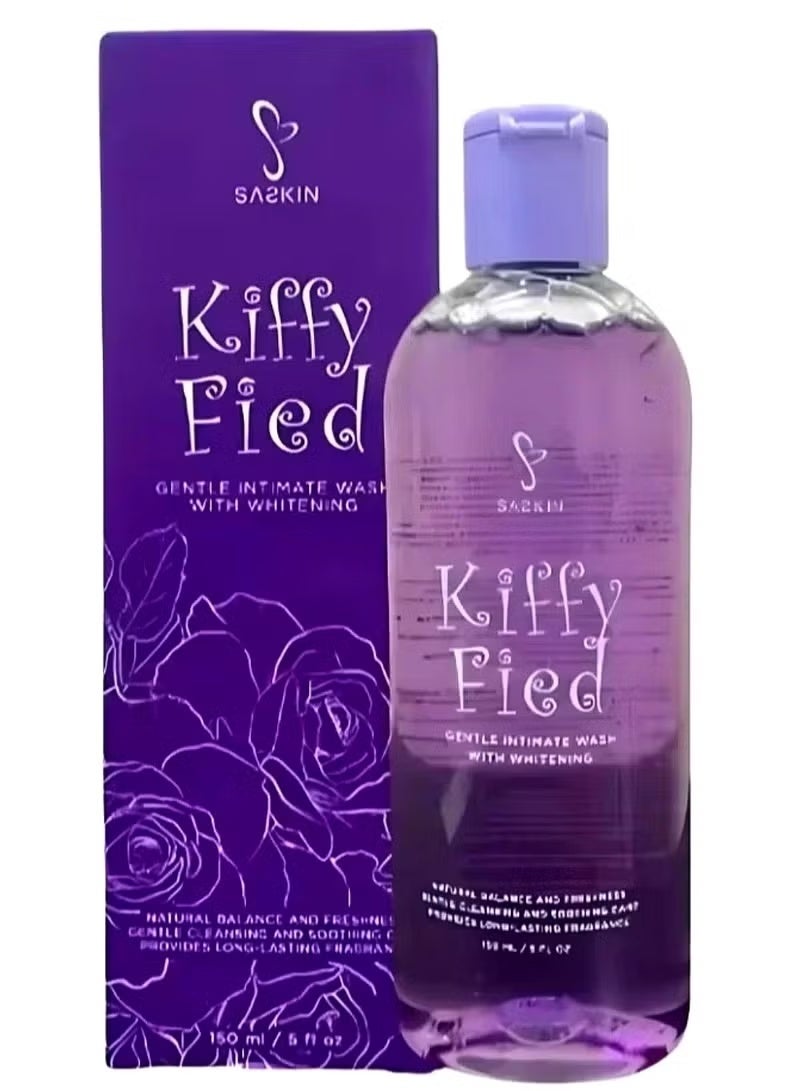 SASKIN Kiffy Fied Gentle Intimate Wash with Whitening 150ml - Image 1