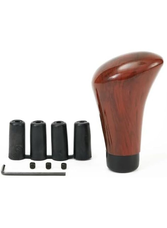 Walnut Wood Manual Transmission Gear Shift Lever Full Installation Kit - Image 5