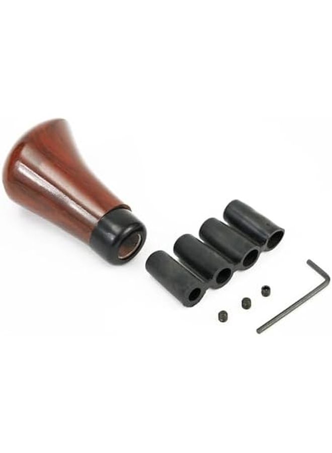 Walnut Wood Manual Transmission Gear Shift Lever Full Installation Kit - Image 4