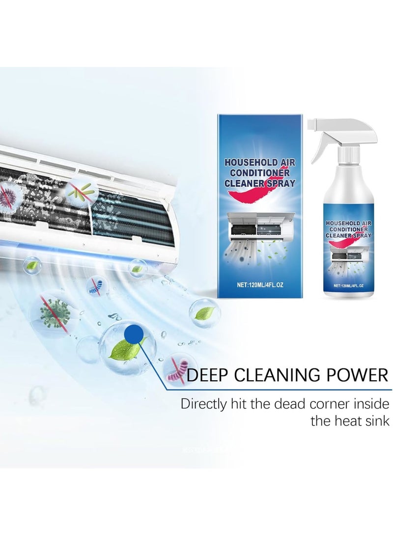 Zikra Air Conditioner Foaming Cleaner Spray - No-Rinse Coil Cleaner for AC Units | Deep Cleaning Foam for Indoor/Outdoor HVAC Systems, Removes Dust, Mold & Odors (120ml) - Image 2