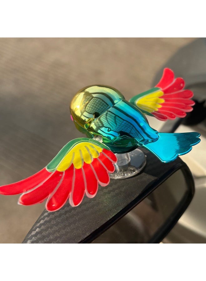 ديناميكي فلافينغ بيرد دويو (حزمة 2) | تنتشر الأجنحة تلقائياً بسرعة 30+ كم / ساعة  الزينة النهائية لمراآة الرؤية الخلفية الأحمر / الأخضر - Image 2