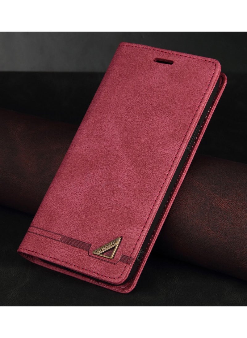 Suteni Flip Cover Leather Protective Hidden Card Slots Phone Case for iPhone - Image 1