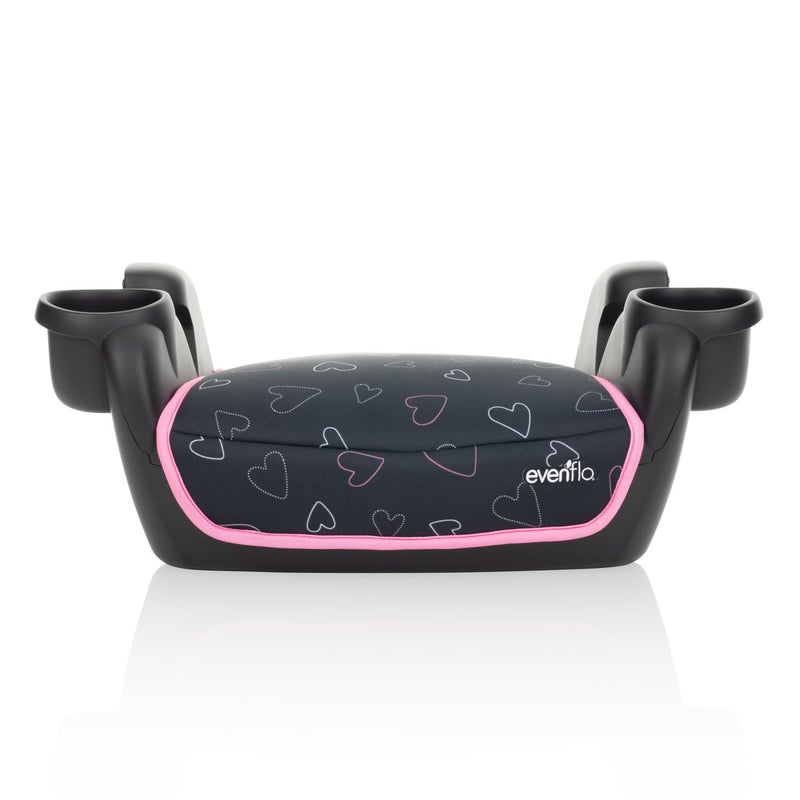 evenflo Evenflo GoTime No Back Booster Car Seat Amore Pink