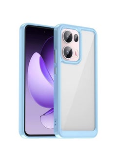 جنرال غطاء شفاف لـ OPPO Reno13 Pro، غطاء خلفي شفاف من الأكريليك الصلب، حواف TPU ناعمة، غطاء مقاوم للسقوط والصدمات لـ OPPO Reno13 Pro 5G. 