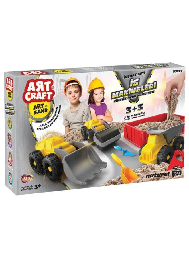ديدي مجموعة رمل اللعب من Artcraft Working Machines 750 جرام - Image 1