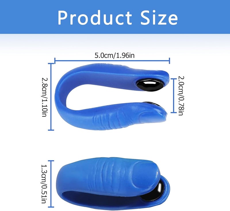4 Pack Migraine Pressure Point Clips Effective Acupressure Tools for Headache Relief Stress Reduction and Tension Alleviation LI4 Hand Clips in Assorted Colors - Image 2