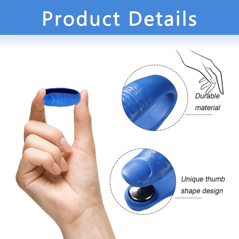 4 Pack Migraine Pressure Point Clips Effective Acupressure Tools for Headache Relief Stress Reduction and Tension Alleviation LI4 Hand Clips in Assorted Colors - Image 3