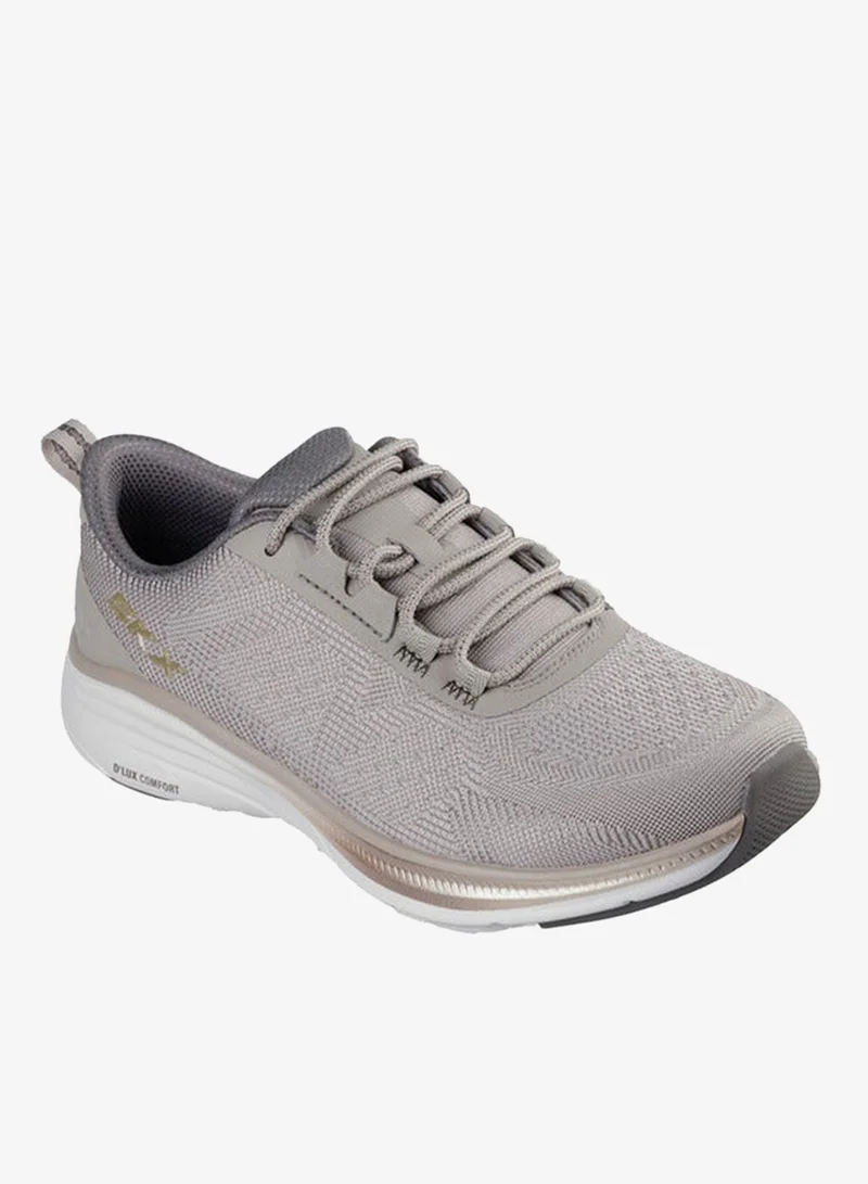 SKECHERS Women Dlux Comfort 2.0 Lace-Up Sports Shoes