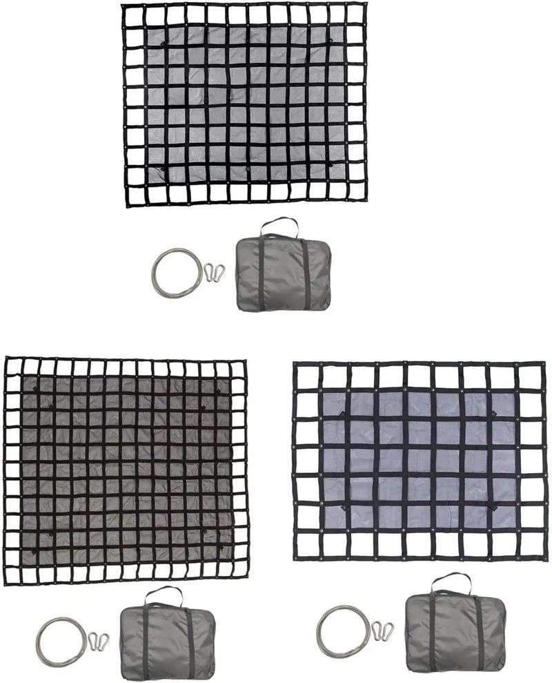 Cargo Net for Pickup Truck Bed Storage Bag with Hook Rope Truck Organizer for SUV ATV(145cmx183cm) - Image 1