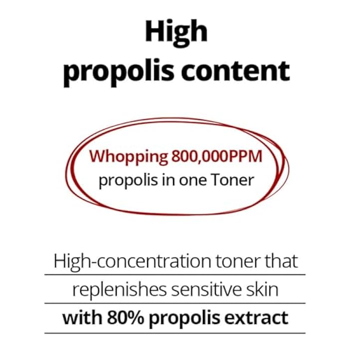 BONAJOUR] Propolis Natural Facial Moisturizing Energy Toner - Strengthening skin barrier & Soothing for acne and sensitive skin - Image 5