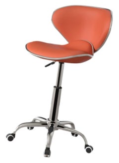 DubaiGallery Modern Kitchen Barstool Bar Chairs Round Velvet Seat with Backrest and Metal Legs, Breakfast Dining Stool for Kitchen Counter Comfy Bar Stool 1 Piece  - Image 4