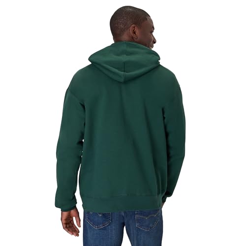 Hanes Men's Ultimate Cotton Heavyweight Pullover Hoodie Sweatshirt, Deep Forest, Medium - Image 2