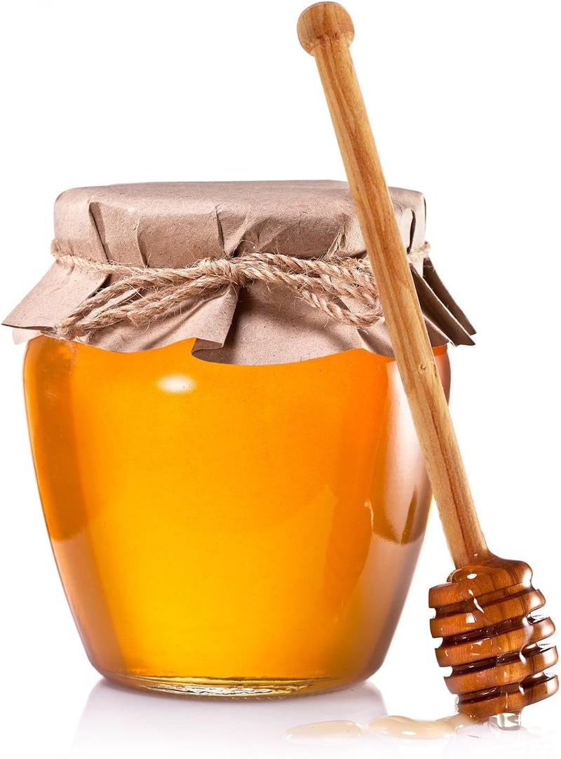 Eddingtons HIC Honey and Syrup Dipper Stick Server, Fine Italian Olive Wood, 6.5-Inches, Tan - Image 3
