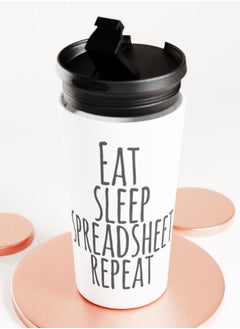 LIT White Tumbler  Funny Office Design Travel Tumbler Funny Colleague Gift Idea Funny Office Quote  - Image 4