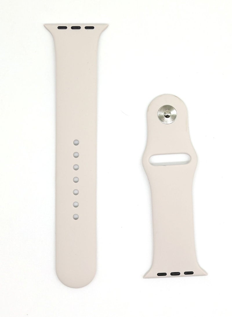 BORTONY Silicone Replacement Wrist Band Apple Watch Series 6/5/4/3/2/1 42-44mm - Image 1