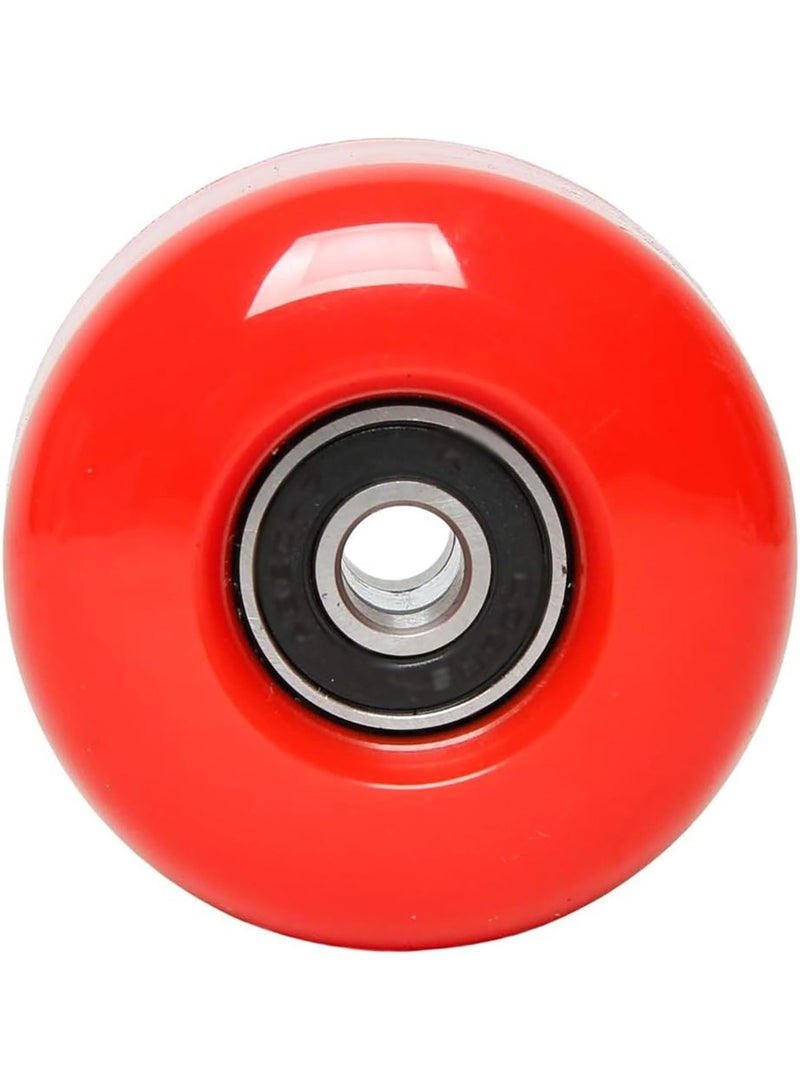 Beauenty Skateboard Wheels and Bearings Set Street Wheels Skateboard Tricks，red - Image 3