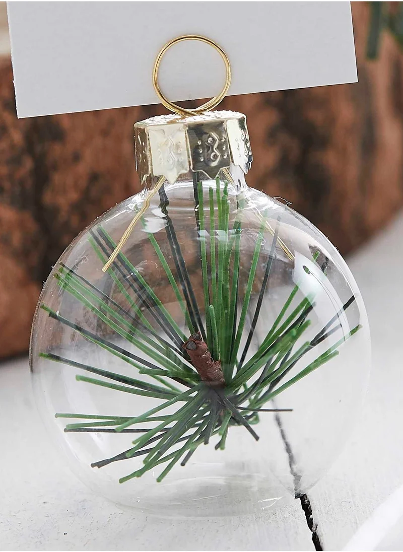 Ginger Ray Rustic Foliage Christmas Place Card Holders