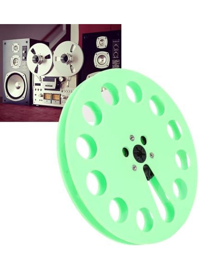 Green Plastic Empty Take Up Reel 1 4 7 Inch 12 Holes For ReVox Tape Player Opening Machine Part - Image 5