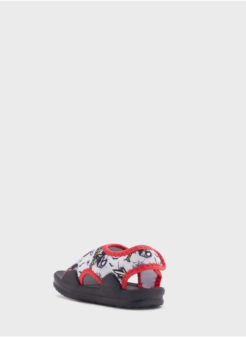 UrbanHaul Kids Spiderman Printed Sandals