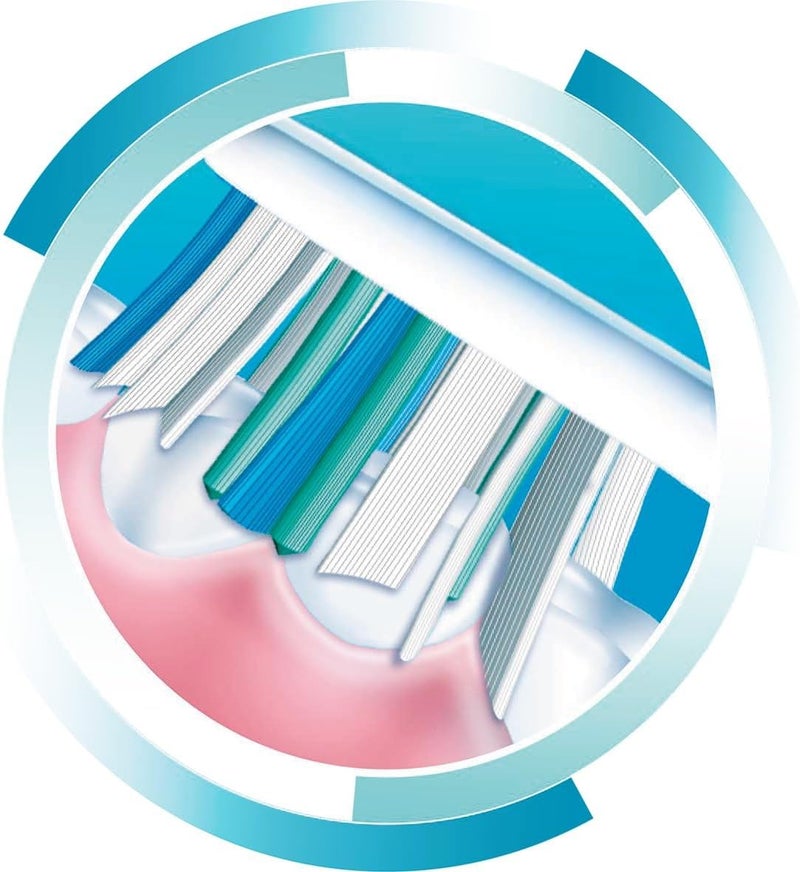 TRISA فرشاة أسنان تريزا سونيك باور للحماية الكاملة شعيرات متوسطة - عبوة من 2، مصنوعة في سويسرا - Image 3