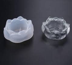 Eoast Eoast t Light Holder Mandala Coaster Resin Moulds Mandala Tray Silicone Mold for Resin Art Set of 1 Lotus Candle Mould 