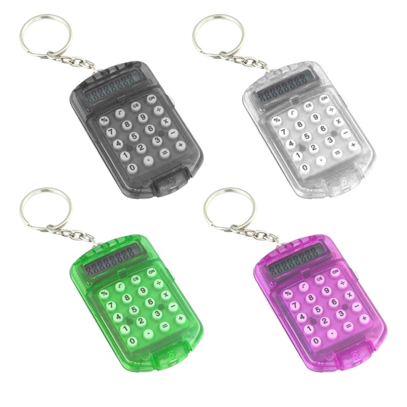 Basic Calculator: 8 Digits Display, Portable Lightweight Mini Electronic Calculator - Sensitive Press Key, Electronic Calculator for Children, Students, Friends - Image 3