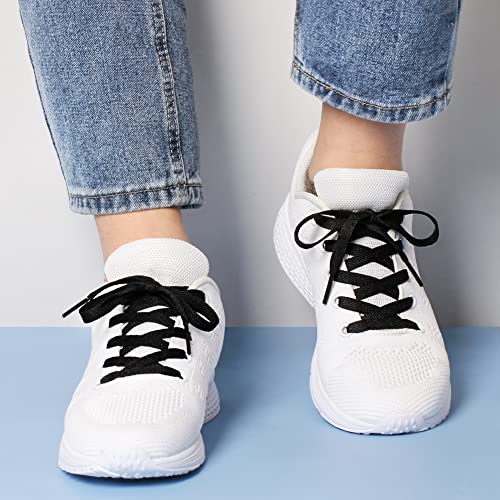 UpUGo 3 Pair Flat Shoe laces, 5/16" Wide Shoelaces for Athletic Running Sneakers Shoes Boot Strings - Image 5