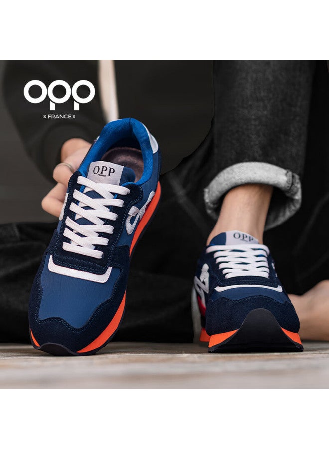 Opp Casual Shoes For Men, Soft-soled Forrest Gump Shoes, Versatile Commuter Shoes, Autumn And Winter Sports Shoes For Men, 3168 Blue, Size 44 - Image 5
