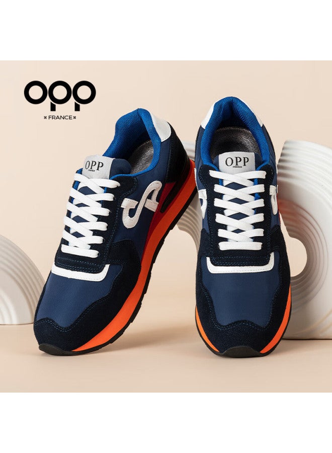 Opp Casual Shoes For Men, Soft-soled Forrest Gump Shoes, Versatile Commuter Shoes, Autumn And Winter Sports Shoes For Men, 3168 Blue, Size 44 - Image 3