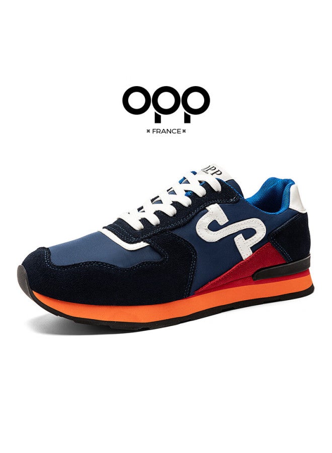Opp Casual Shoes For Men, Soft-soled Forrest Gump Shoes, Versatile Commuter Shoes, Autumn And Winter Sports Shoes For Men, 3168 Blue, Size 44 - Image 2