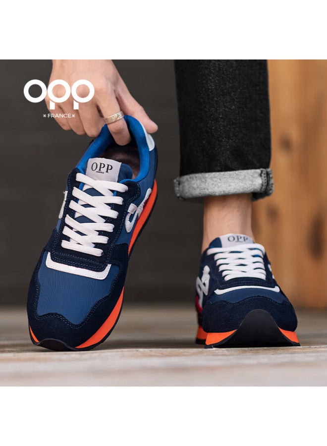 Opp Casual Shoes For Men, Soft-soled Forrest Gump Shoes, Versatile Commuter Shoes, Autumn And Winter Sports Shoes For Men, 3168 Blue, Size 44 - Image 4
